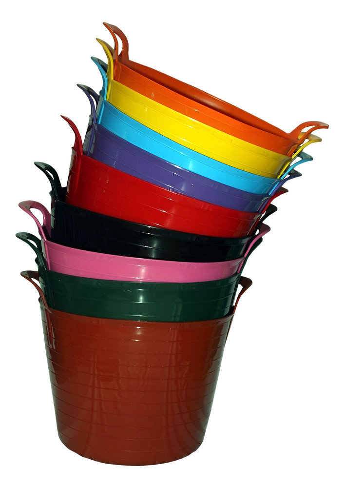 Balde Capazo Flexible Maceta Colores 65 Litros Agua Caballos