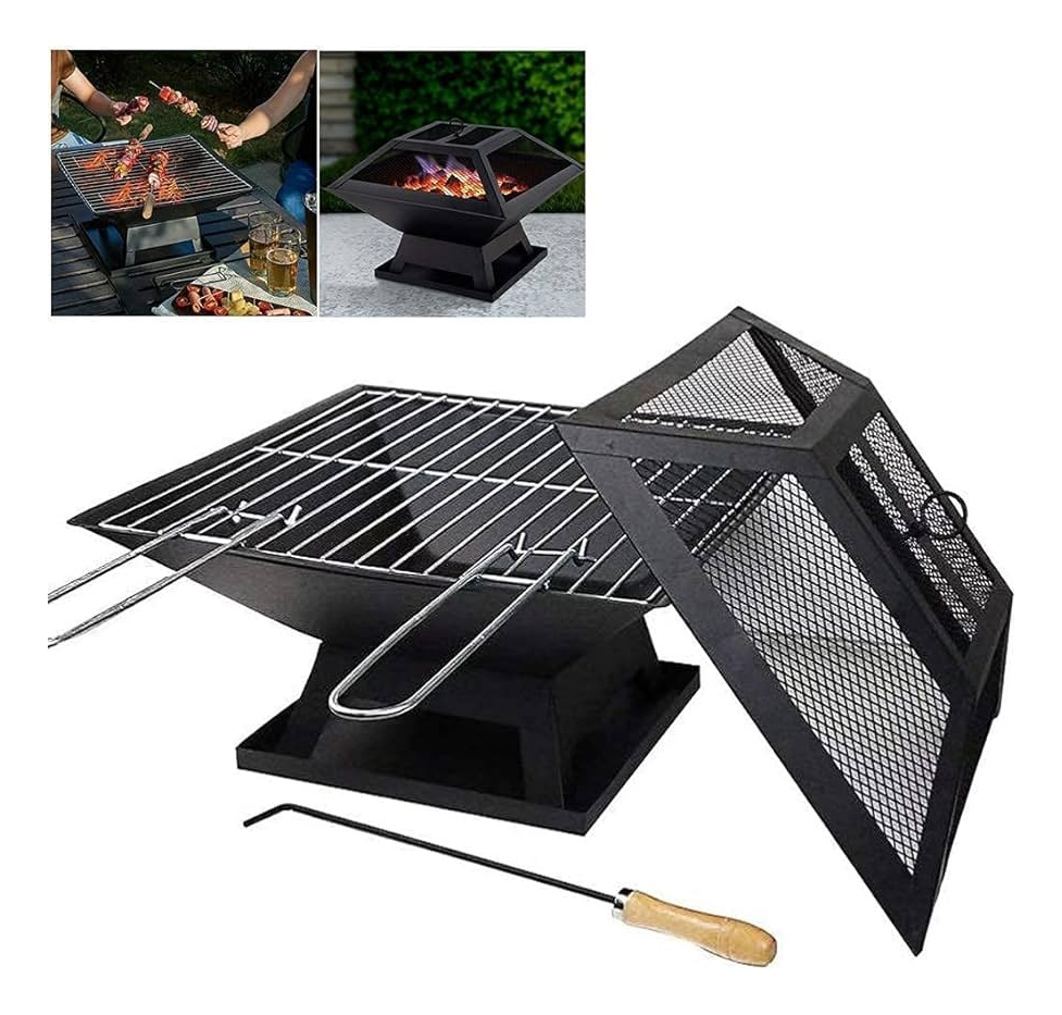 Brasero Quemador Fogón Barbacoa Estufa Jardín Patio Camping - Imagen 6