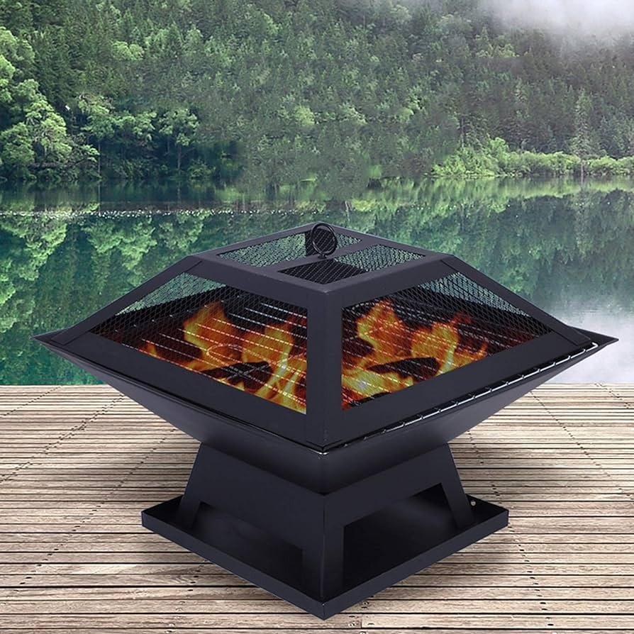 Brasero Quemador Fogón Barbacoa Estufa Jardín Patio Camping - Imagen 2