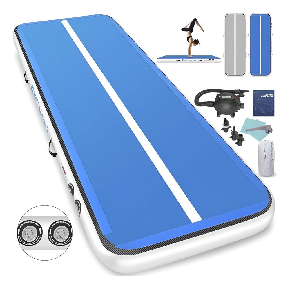 Airtrack Gimnasia Artística Colchoneta Inflable 2 Metros Azul