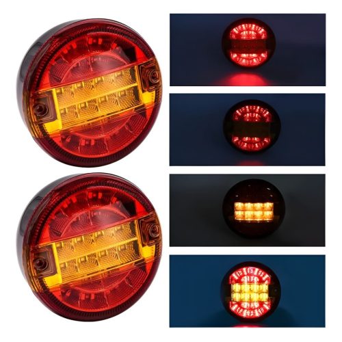 Farol Luz Grande 2 Uidades Led 12v 24v Camión Tráiler Zorra