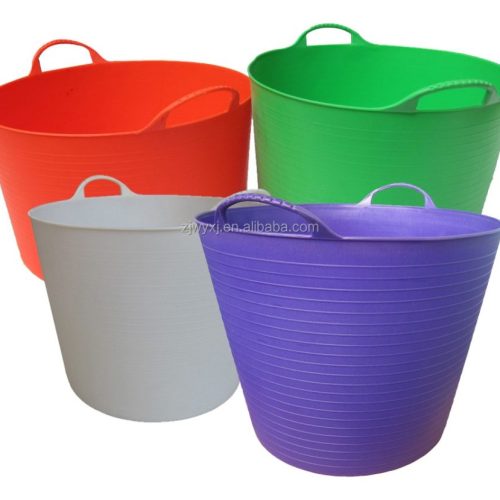 Balde Capazo Flexible Maceta Colores 45 Litros Agua Caballos Variado