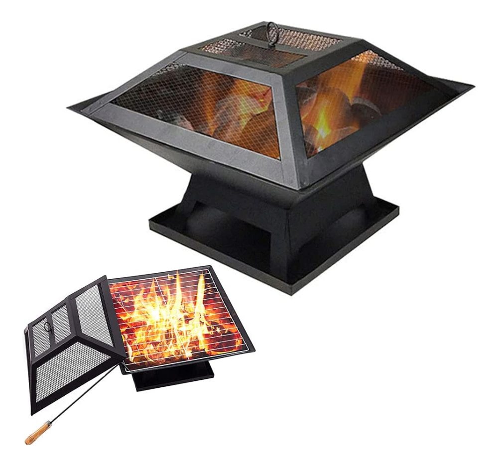 Brasero Quemador Fogón Barbacoa Estufa Jardín Patio Camping - Imagen 4
