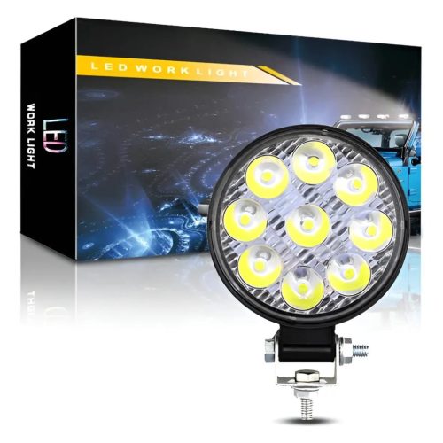 Faro Caminero Aluminio Redondo Led Luz Óptica Farol