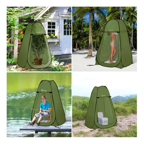 Carpa Doble Inodoro Ducha Wc. Baño Camping Motor Home - Imagen 8