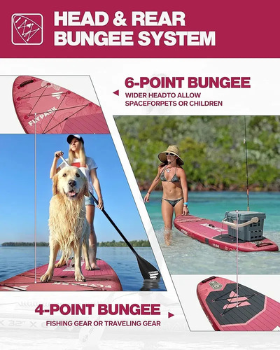 Paddle Board 11 Pies Surf Longboard Sup 200 Kg 2 Personas - Imagen 8
