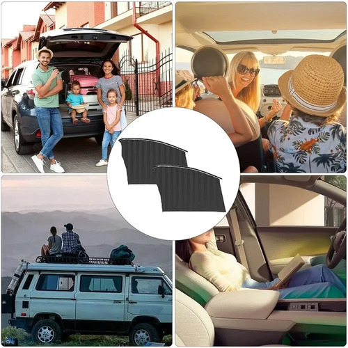 Parasol Magnético Auto Camioneta Retráctil Cortina Motorhome - Imagen 6