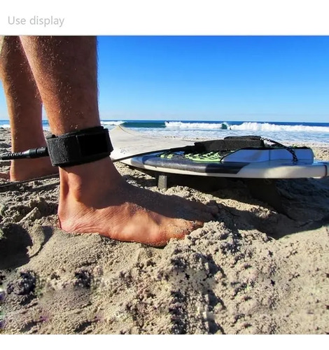Leash Surf 9' Pies 7mm Grosor Doble Devanador Surfing - Imagen 3