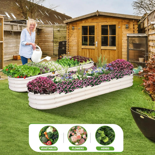 Jardinera Green Valley Galvanizado Huerta 150l X 60a X 45h - Imagen 28