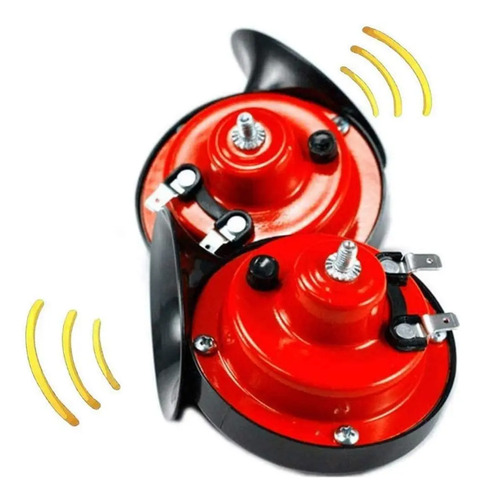 Doble Bocina Auto Camión 12v 300 Decibeles Yate Velero
