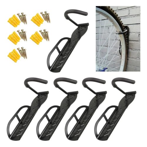 5 Soportes De Pared Para Bicicleta Con Gancho Green Valley Gris Oscuro