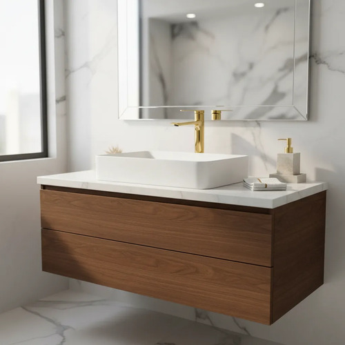 Monocomando Grifería Baño Para Lavatorio París Alta Oro