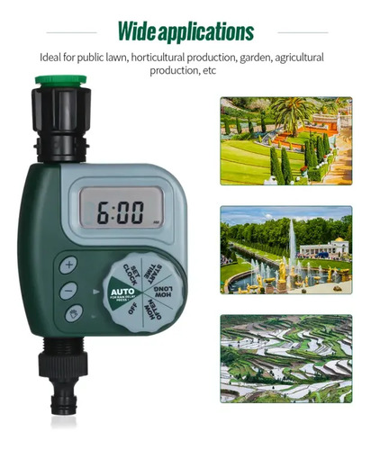 Riego Controlador Green Valley Timer Jardin - Imagen 2