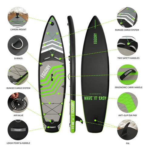 Paddle Board 11 Pies Surf Longboard Sup 150 Kg Excelente - Imagen 7