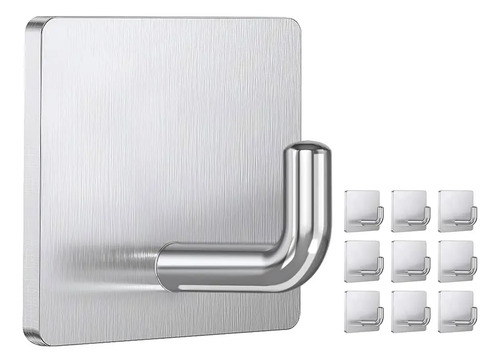 Toallero 2 Unidades Percha Para Toalla Baño Acero Repasador - Imagen 7