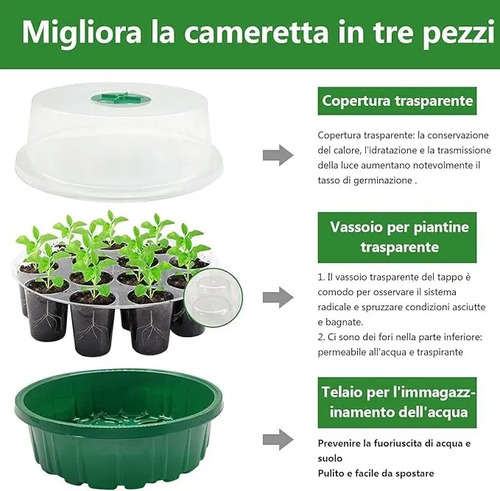 Cultivos Orgánicos Almacigueras Huerta Indoor Plantines - Imagen 4