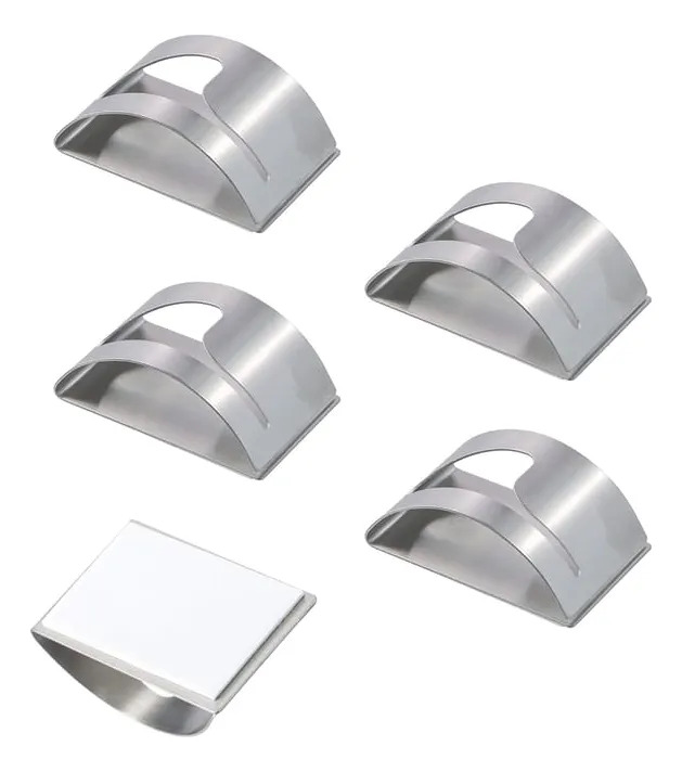 Toallero 4 Unidades Percha Para Toalla Baño Acero Metálico