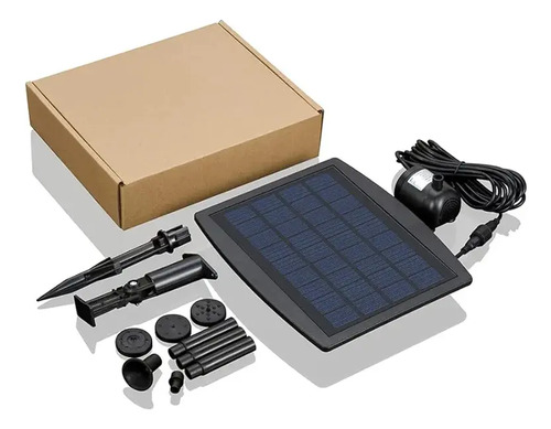 Bomba Solar Fuente Estanque Boquillas Baño Pajaro - Imagen 10