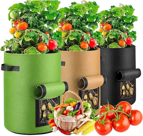Maceta Plantas Huerta Grow 11 Litros Jardín Hortalizas