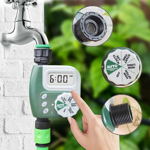 Riego Controlador Green Valley Timer Jardin