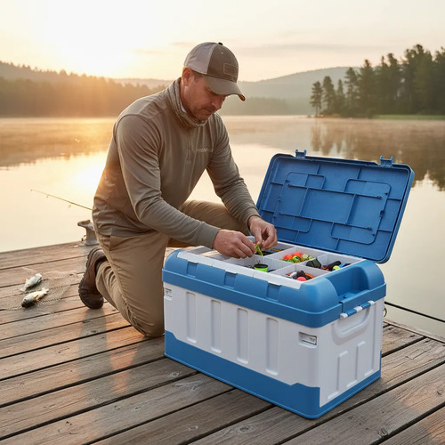 Organizador De Camping Auto Box Pesca Caza Cmioneta