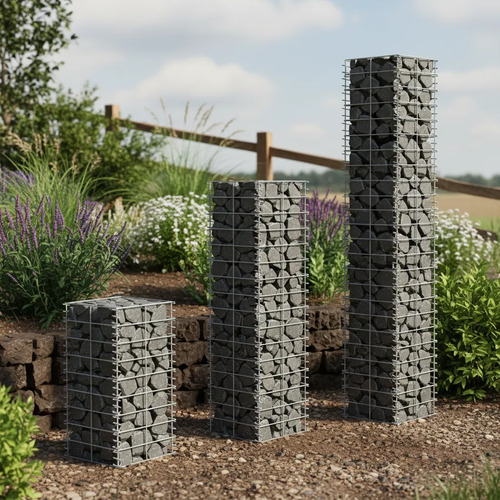 Gavión Muro Contención 100x100x30 Jardín Campo Portera Malla