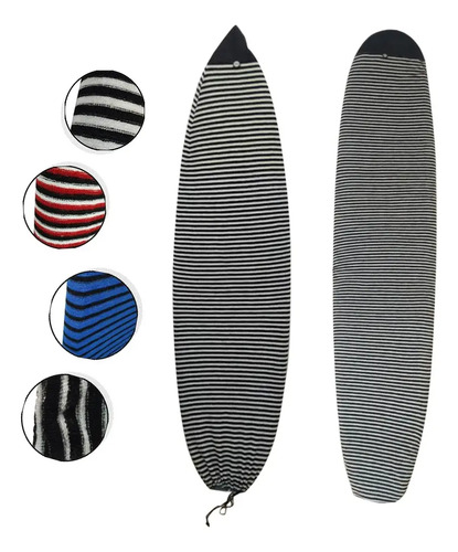 Funda Tabla Surf 8 Pies Media Fish Retro Malibu Hibrido - Imagen 9
