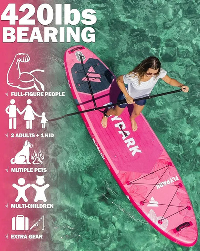 Paddle Board 11 Pies Surf Longboard Sup 200 Kg 2 Personas - Imagen 5