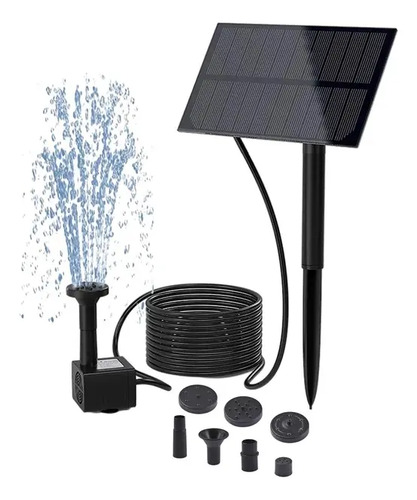 Bomba Solar Para Fuente Estanque Baño Pájaros Jardín - Imagen 6