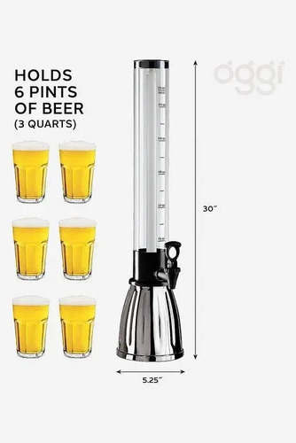 Dispensador De Cerveza 3 Lts. Oro Juguera Chopera Eventos - Imagen 5