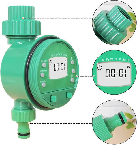 Riego Controlador Green Valley Timer Jardin - Imagen 5