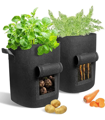 Maceta Plantas Huerta Grow 11 Litros Jardín Hortalizas - Imagen 2