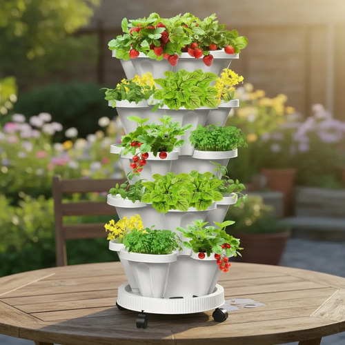 Macetas Cultivo 5 Pisos Orgánic Grow Completo Indoor - Imagen 8