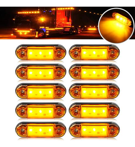 14 Unidades Farol Luz Foco Led 12v 24 V Camión Tráiler Zorra