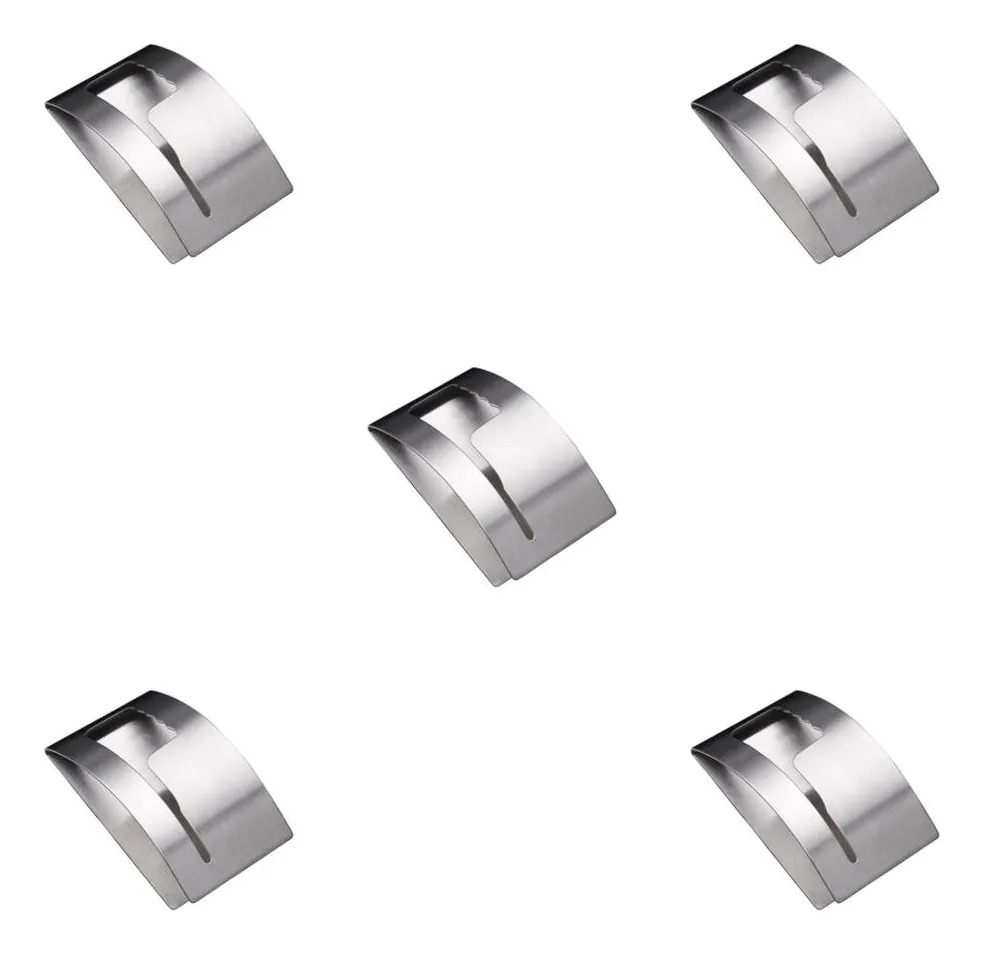 Toallero 5 Unidades Percha Para Toalla Baño Acero Repasador Acero