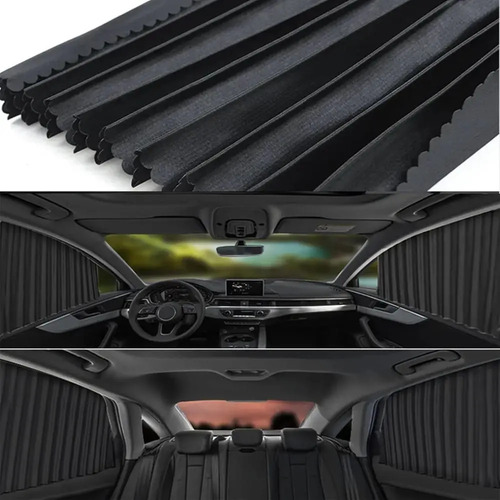 Parasol Magnético Auto Camioneta Retráctil Cortina Motorhome