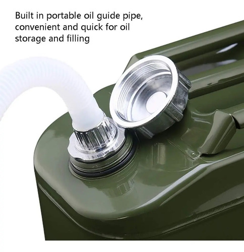 Soporte Jerry Can Mas Bidón Combustible 20l Metálico Negro - Imagen 7