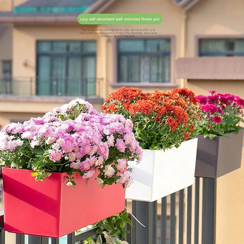 Jardinera Colgante Green Valley Huerta 36cm Con Mensulas - Imagen 10