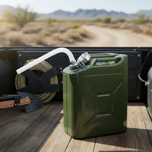 Soporte Jerry Can Mas Bidón Combustible 20l Metálico - Imagen 2
