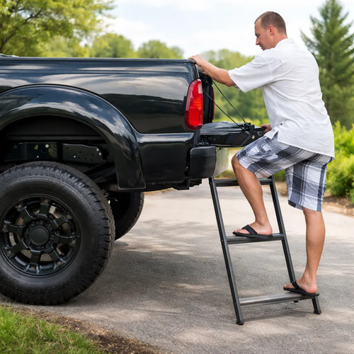 Escalera Para Camioneta Doble Cabina Regulable 4x4 Off Road