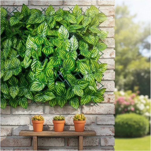Hiedra Enredadera Artificial Ocre Otoñal 3 M X 1 M Hoja