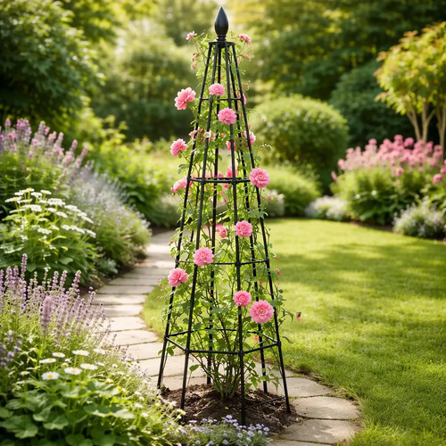 Pérgola Tutor Estructura Rosaleda Jazmín Jardín Plantas 1,8m