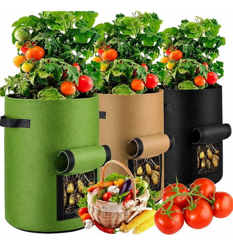 Maceta Plantas Huerta Grow 18 Litros Jardín Hortalizas