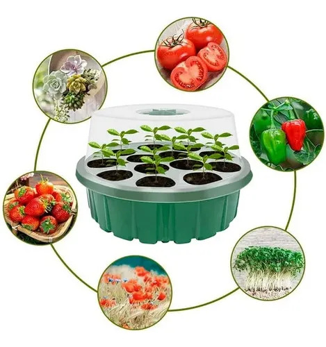 Cultivos Orgánicos Almacigueras Huerta Indoor Plantines - Imagen 3