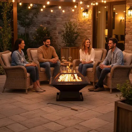 Brasero Quemador Fogón Barbacoa Estufa Jardín Patio Terraza